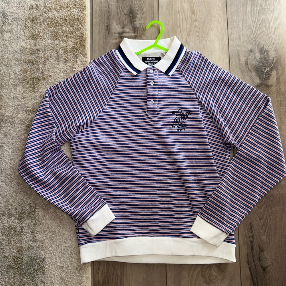 M/SF/T Mad Minds Striped Polo Shirt